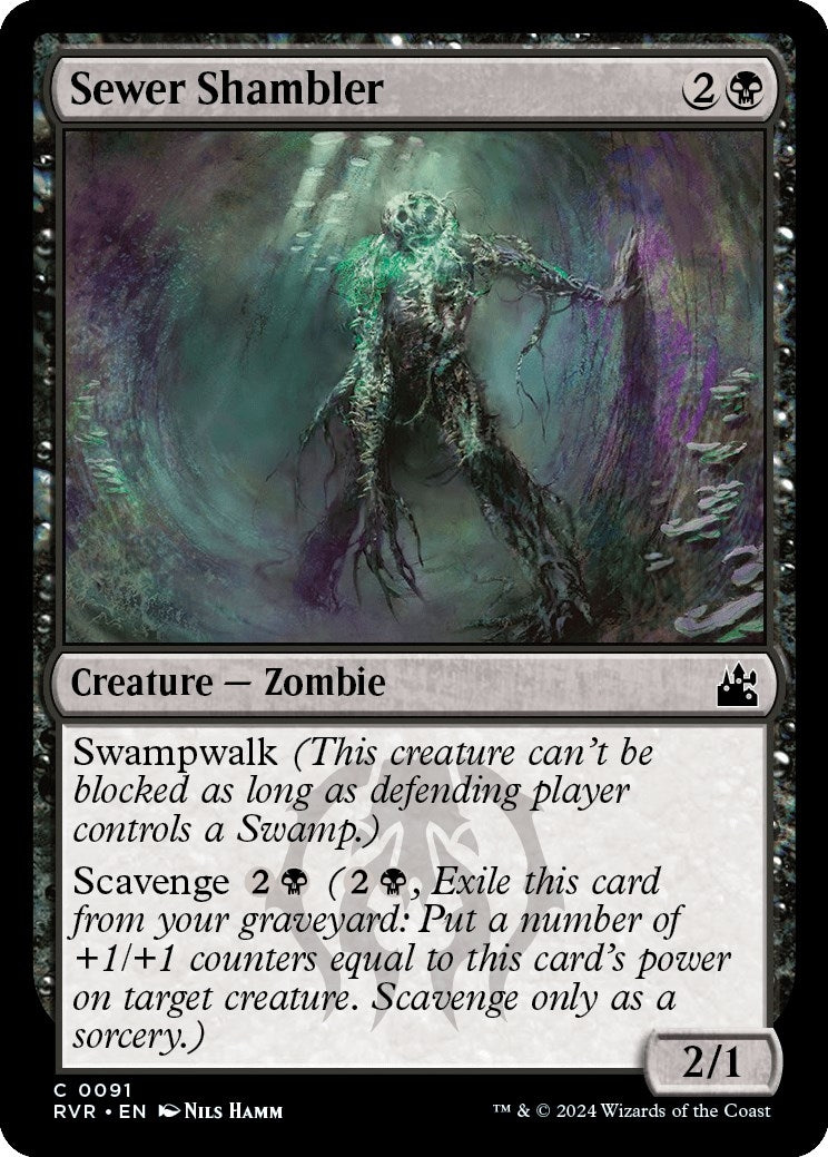 Image for Sewer Shambler (91) (Ravnica Remastered) - Magic: The Gathering