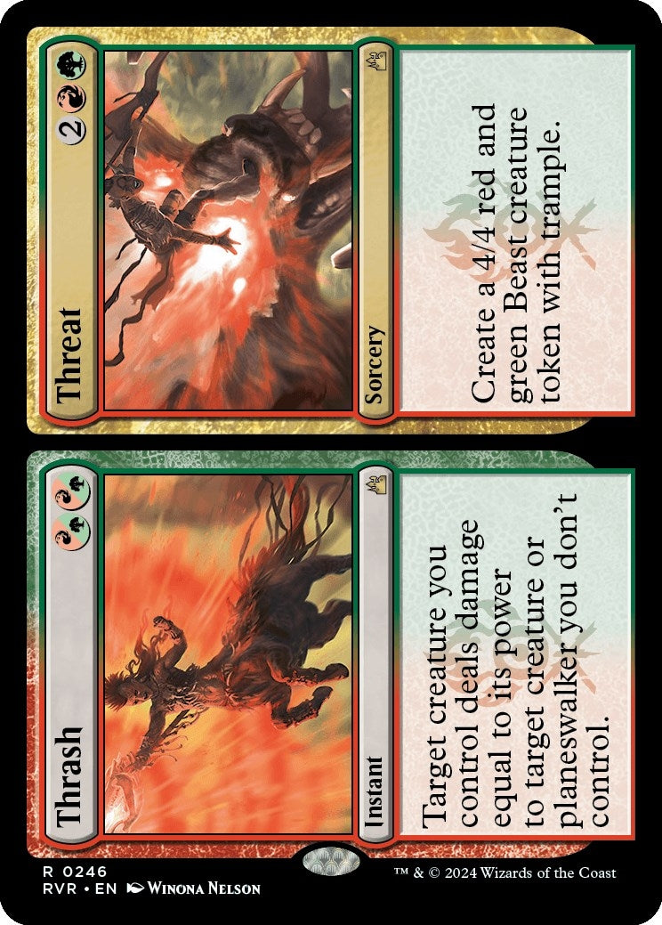 Image for Thrash // Threat (246) (Ravnica Remastered) - Magic: The Gathering