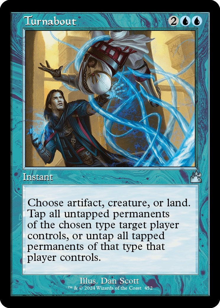 Image for Turnabout (Retro Frame) (452) (Ravnica Remastered) - Magic: The Gathering