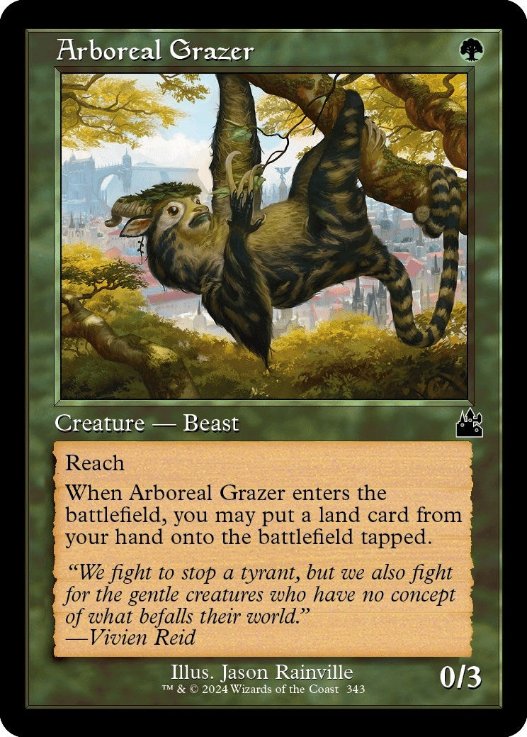Image for Arboreal Grazer (Retro Frame) (343) (Ravnica Remastered) - Magic: The Gathering