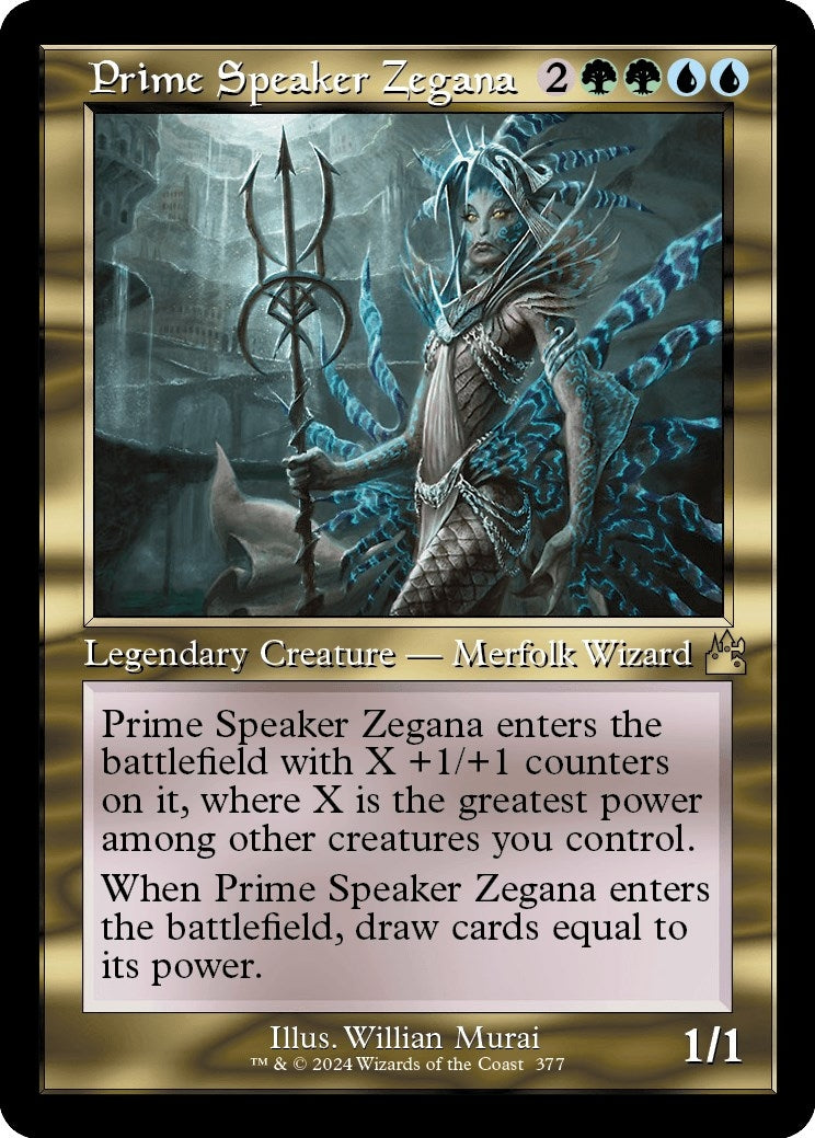 Image for Prime Speaker Zegana (Retro Frame) (377) (Ravnica Remastered) - Magic: The Gathering
