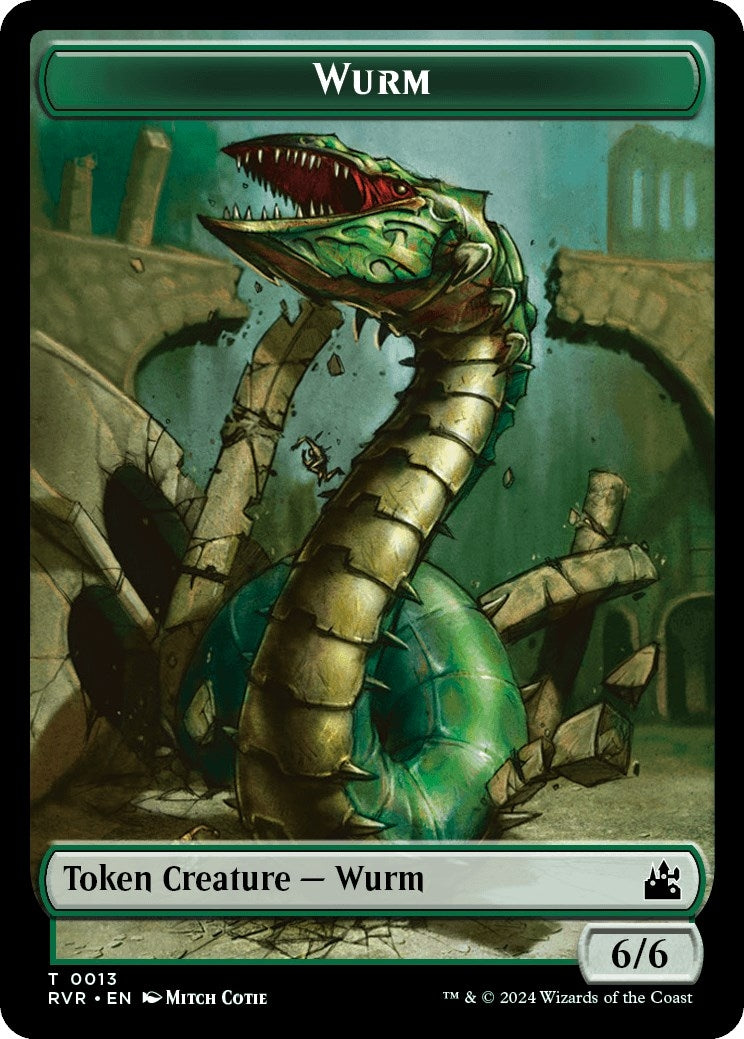 Image for Wurm Token (13) (Ravnica Remastered) - Magic: The Gathering
