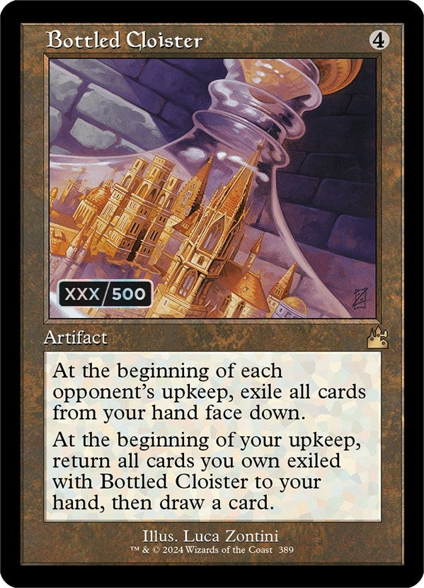 Image for Bottled Cloister (Retro Frame) (Serial Numbered) (389) (Ravnica Remastered) - Magic: The Gathering