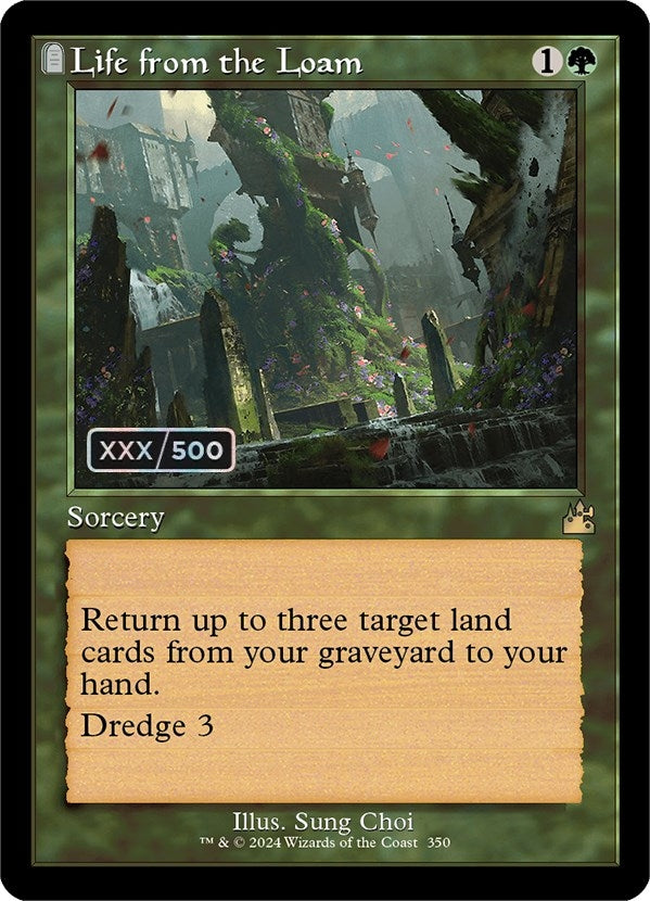 Image for Life from the Loam (Retro Frame) (Serial Numbered) (350) (Ravnica Remastered) - Magic: The Gathering