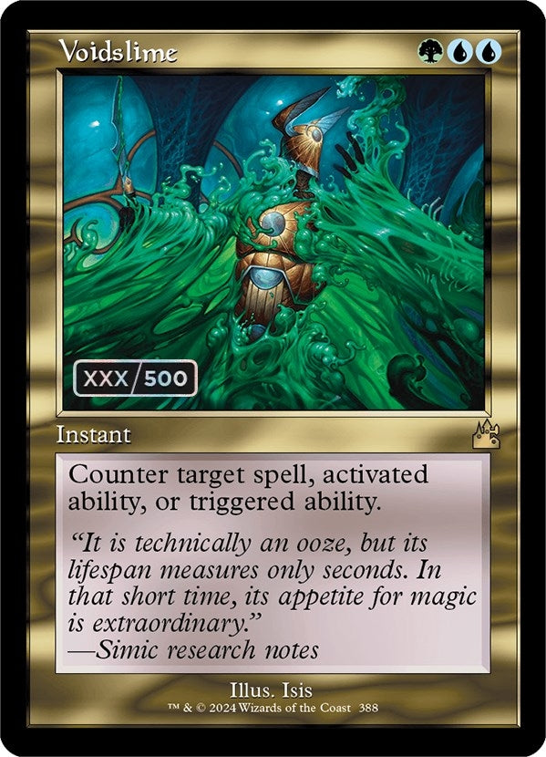 Image for Voidslime (Retro Frame) (Serial Numbered) (388) (Ravnica Remastered) - Magic: The Gathering