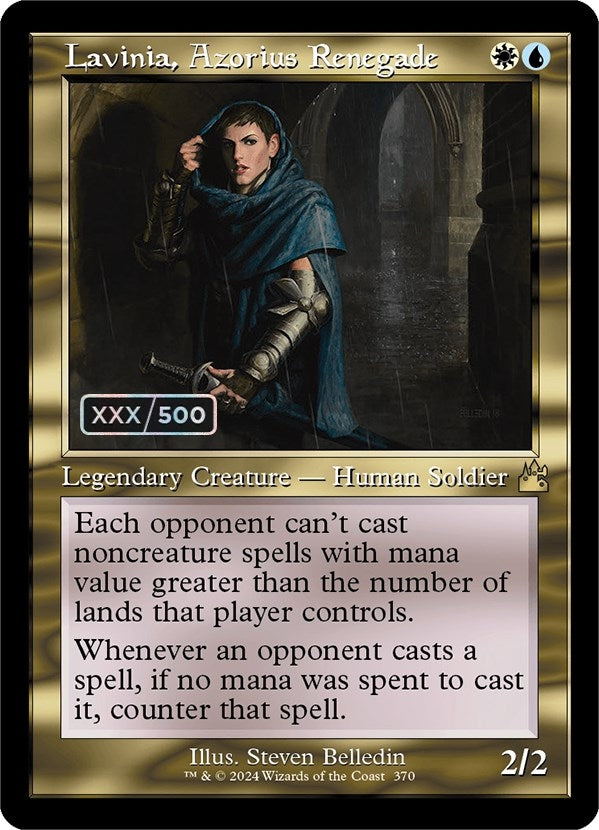 Image for Lavinia, Azorius Renegade (Retro Frame) (Serial Numbered) (370) (Ravnica Remastered) - Magic: The Gathering