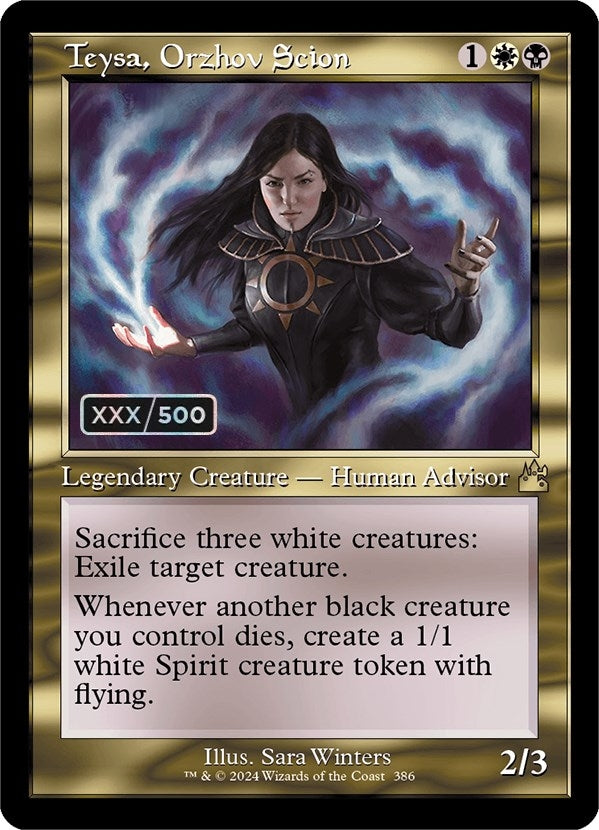 Image for Teysa, Orzhov Scion (Retro Frame) (Serial Numbered) (386) (Ravnica Remastered) - Magic: The Gathering