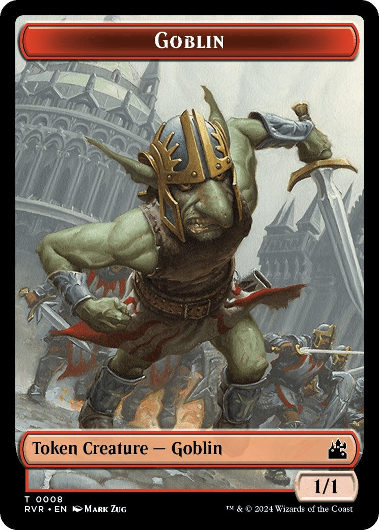 Image for Goblin (0008) // Voja Double-Sided Token (8 // 19) (Ravnica Remastered) - Magic: The Gathering