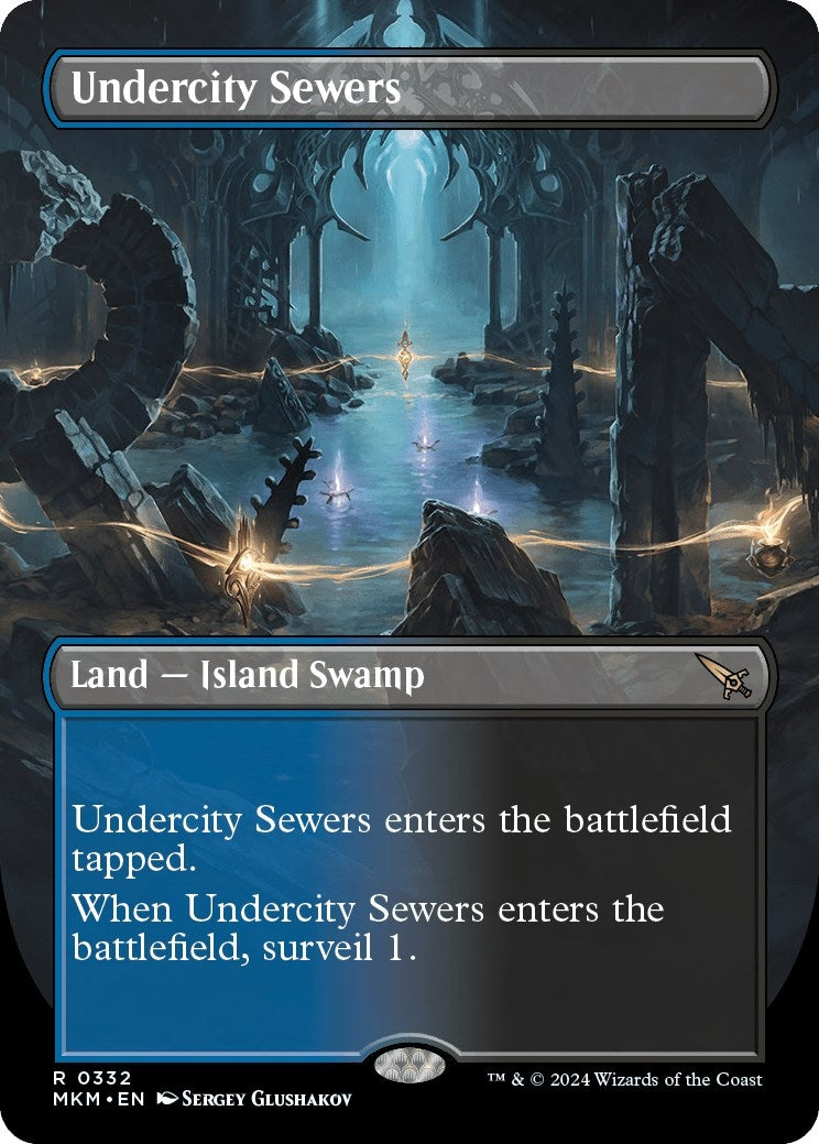 Image for Undercity Sewers (Borderless) (332) (Murders at Karlov Manor) - Magic: The Gathering