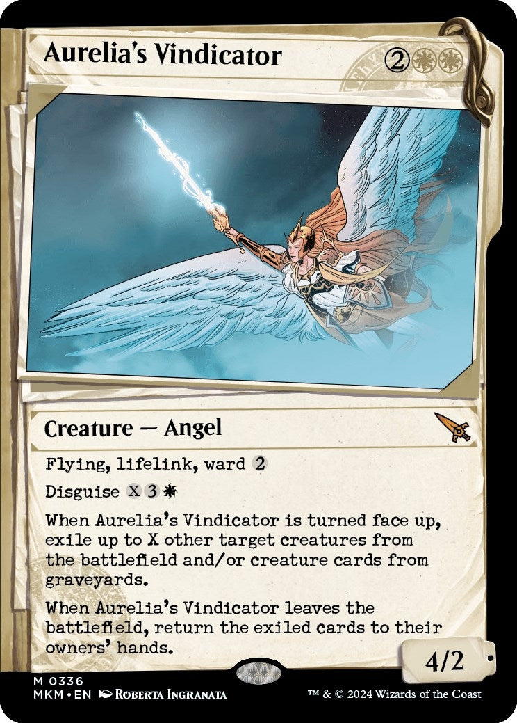 Image for Aurelia's Vindicator (Showcase) (336) (Murders at Karlov Manor) - Magic: The Gathering