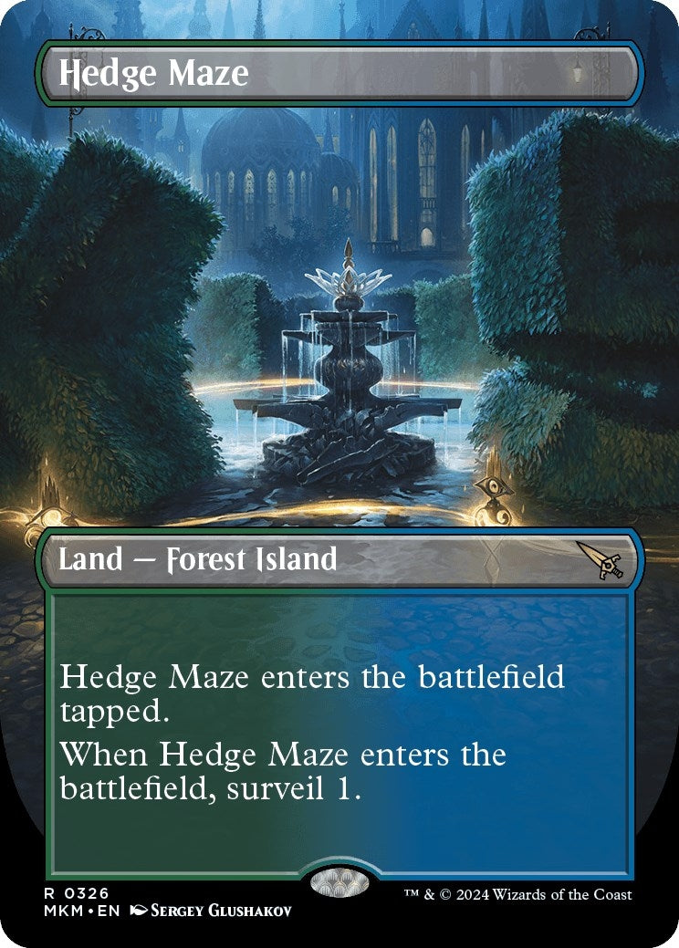 Image for Hedge Maze (Borderless) (326) (Murders at Karlov Manor) - Magic: The Gathering