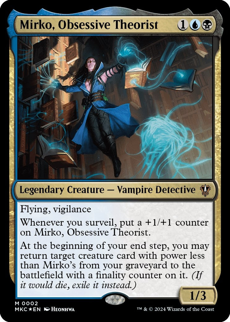 Image for Mirko, Obsessive Theorist (2) (Commander: Murders at Karlov Manor) - Magic: The Gathering