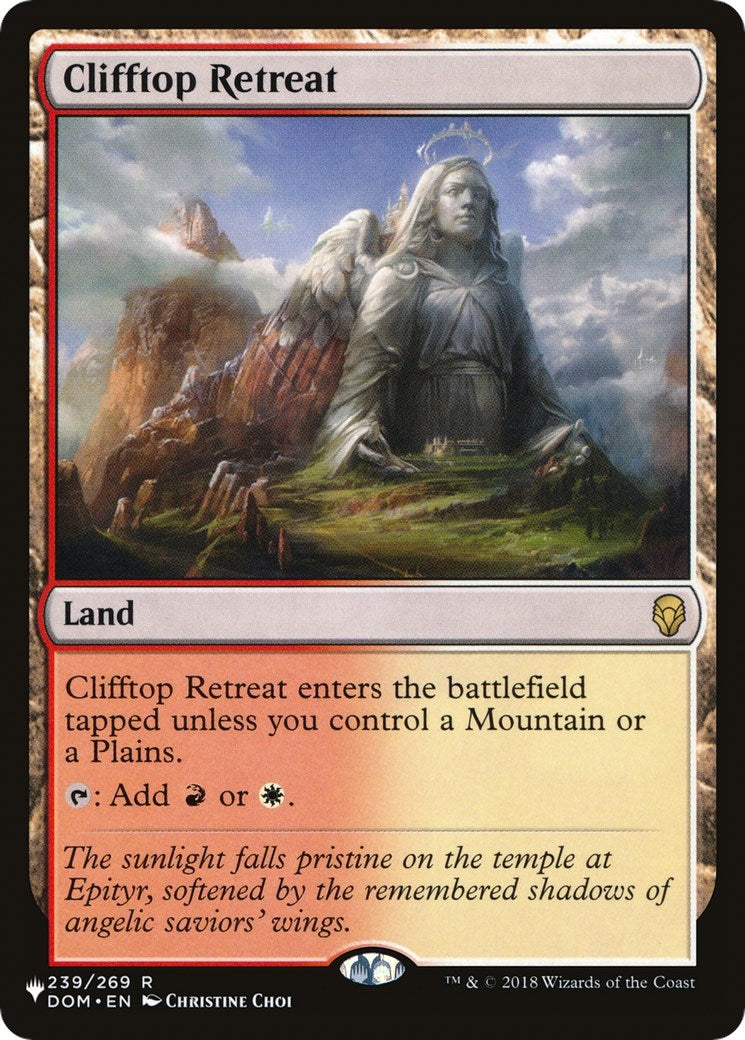 Image for Clifftop Retreat (239/269) (The List Reprints) - Magic: The Gathering