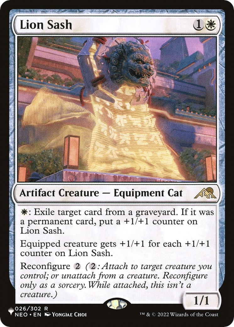 Image for Lion Sash (026/302) (The List Reprints) - Magic: The Gathering