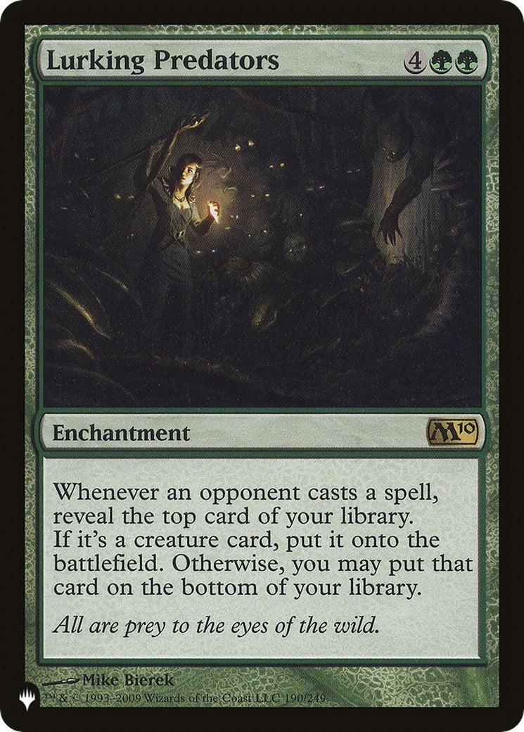 Image for Lurking Predators (190/249) (The List Reprints) - Magic: The Gathering