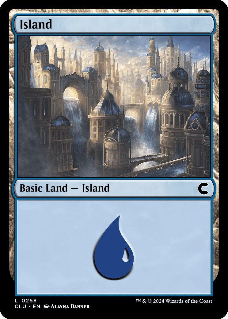 Image for Island (0258) (258) (Ravnica: Clue Edition) - Magic: The Gathering