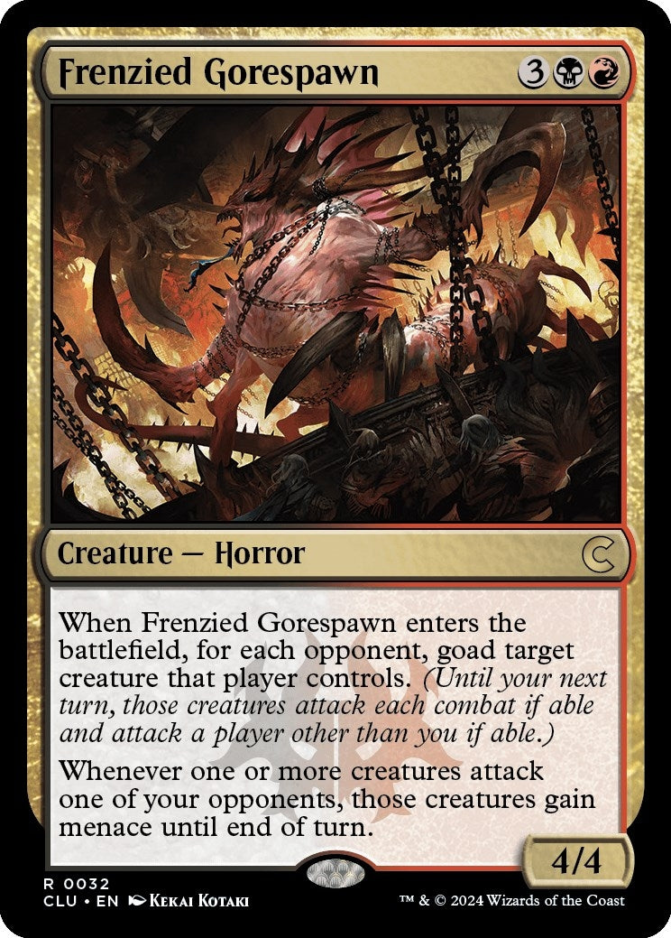 Image for Frenzied Gorespawn (32) (Ravnica: Clue Edition) - Magic: The Gathering