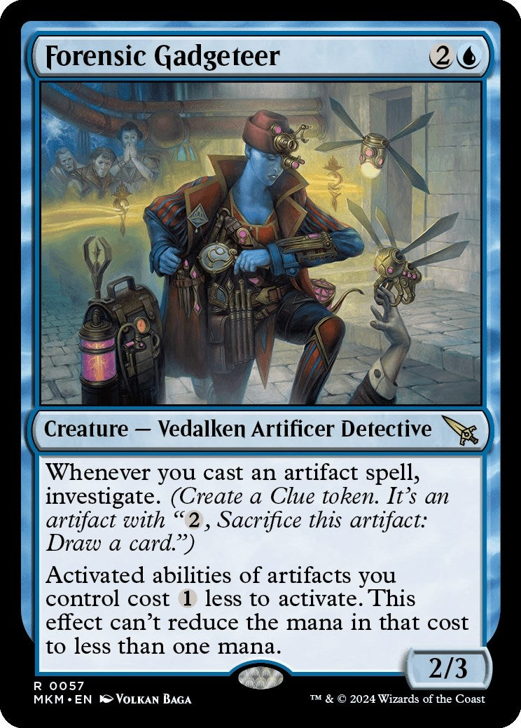 Image for Forensic Gadgeteer (57) (Murders at Karlov Manor) - Magic: The Gathering