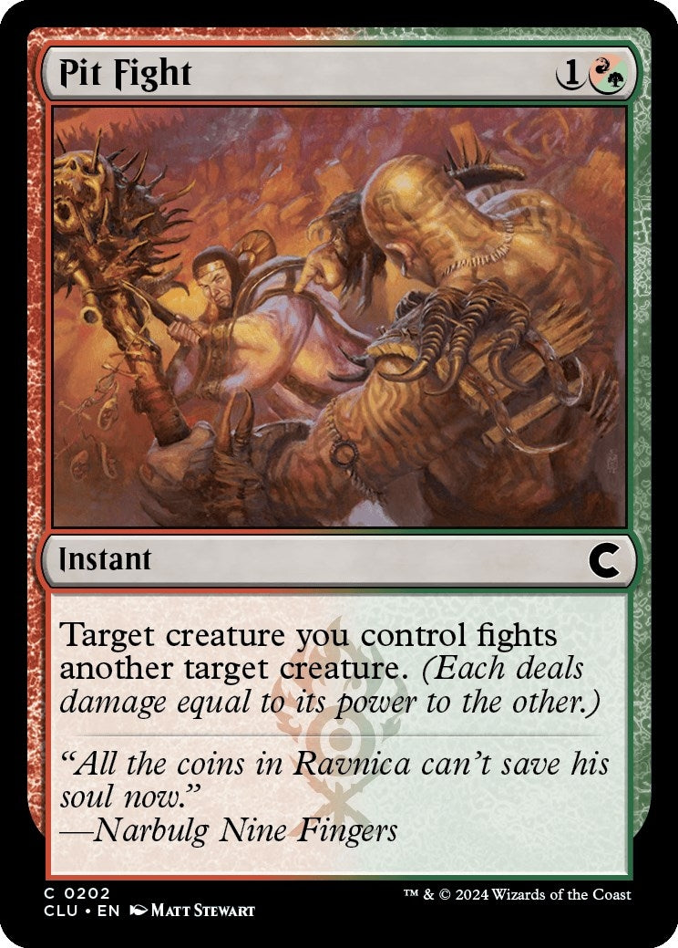 Image for Pit Fight (202) (Ravnica: Clue Edition) - Magic: The Gathering
