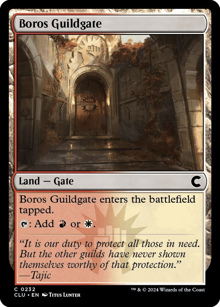 Image for Boros Guildgate (232) (Ravnica: Clue Edition) - Magic: The Gathering