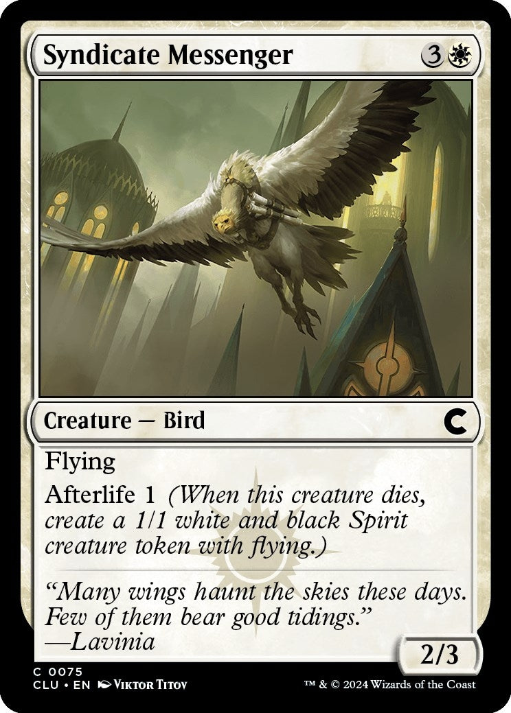 Image for Syndicate Messenger (75) (Ravnica: Clue Edition) - Magic: The Gathering