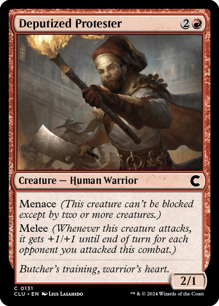 Image for Deputized Protester (131) (Ravnica: Clue Edition) - Magic: The Gathering