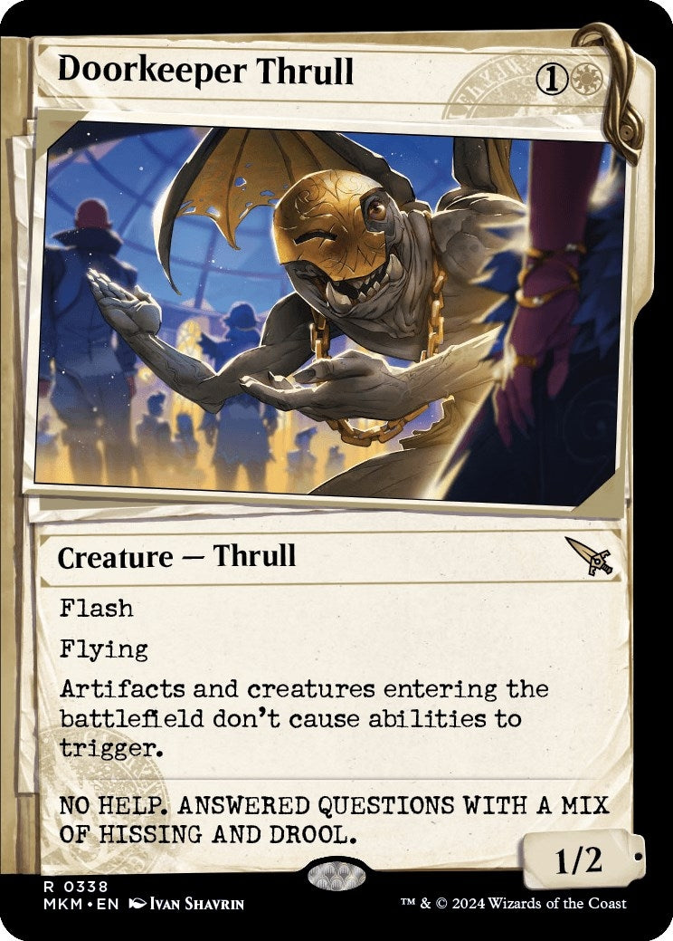 Image for Doorkeeper Thrull (Showcase) (338) (Murders at Karlov Manor) - Magic: The Gathering