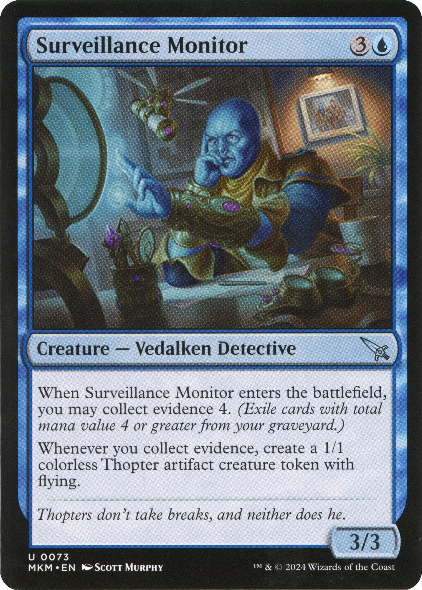 Image for Surveillance Monitor (a) (73) (Murders at Karlov Manor) - Magic: The Gathering