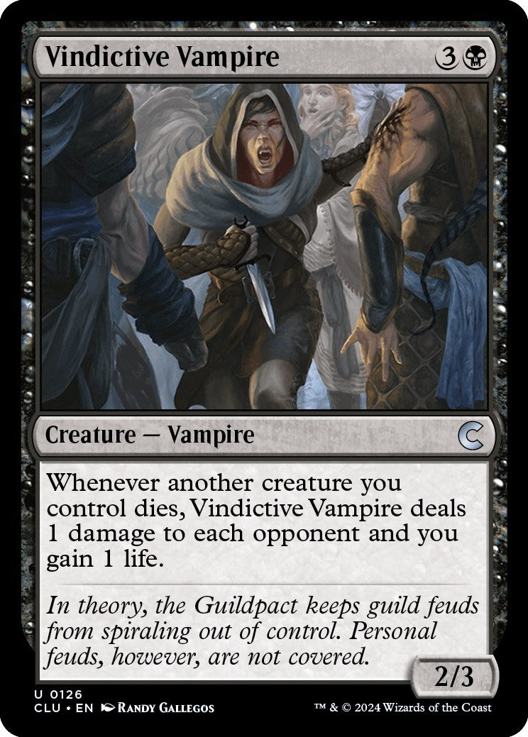 Image for Vindictive Vampire (126) (Ravnica: Clue Edition) - Magic: The Gathering