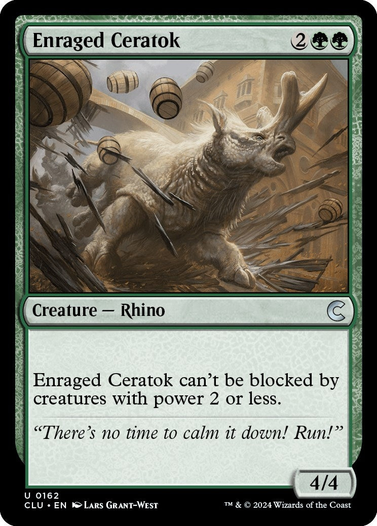 Image for Enraged Ceratok (162) (Ravnica: Clue Edition) - Magic: The Gathering
