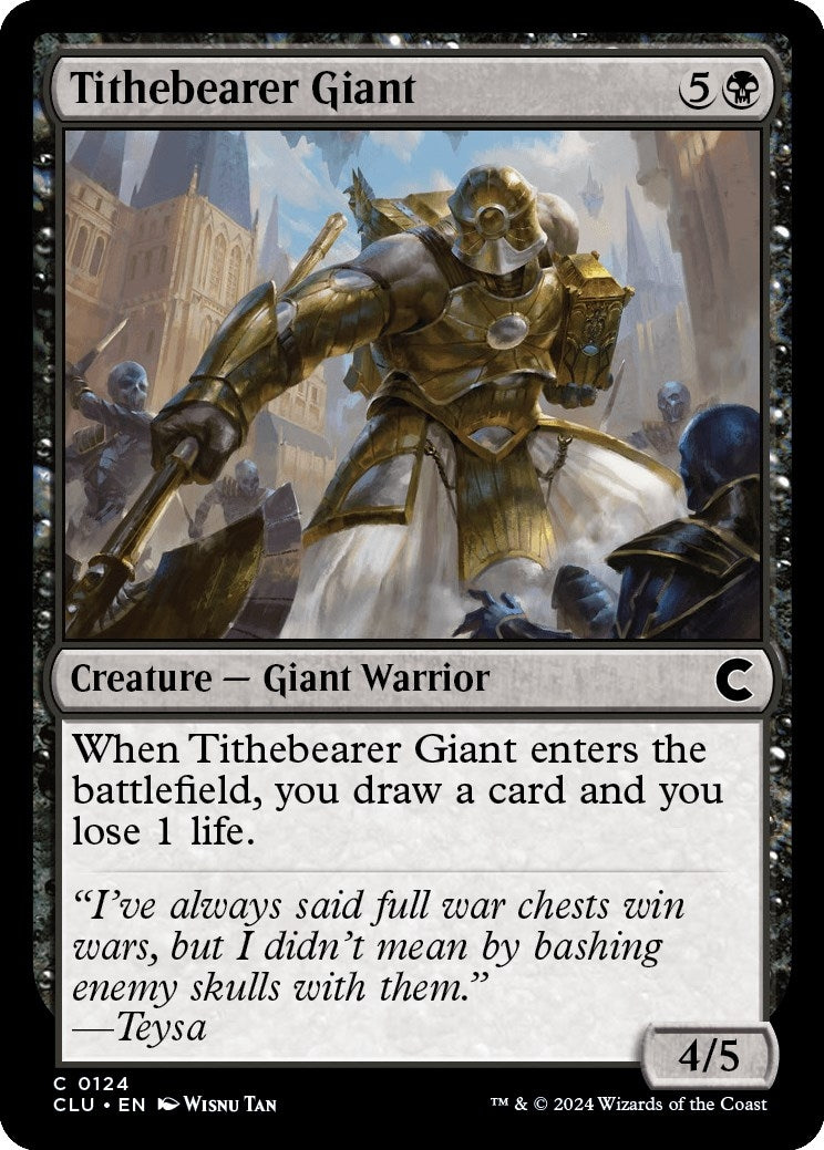 Image for Tithebearer Giant (124) (Ravnica: Clue Edition) - Magic: The Gathering