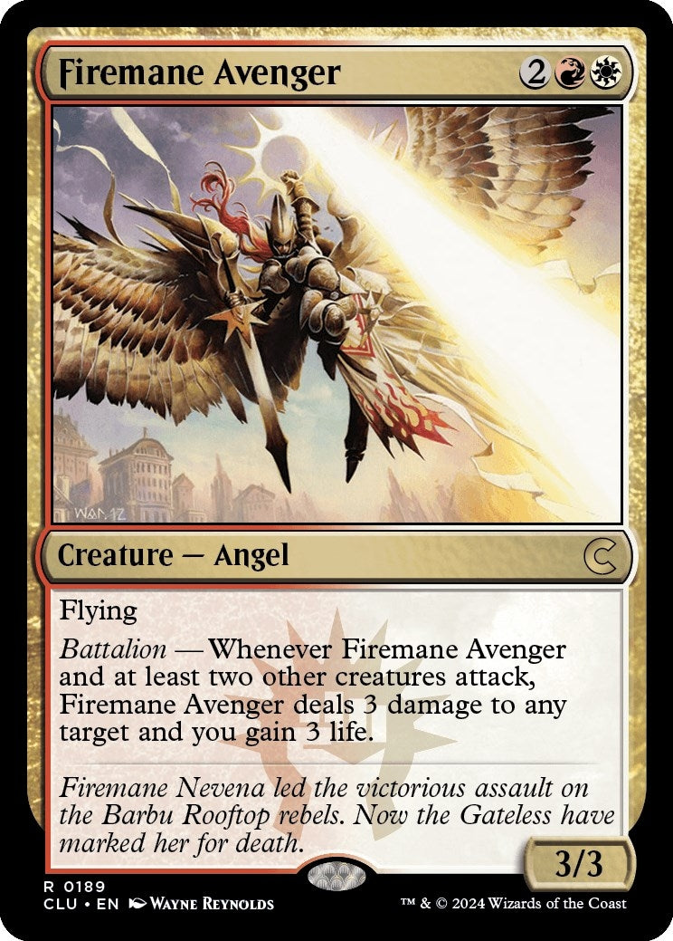 Image for Firemane Avenger (189) (Ravnica: Clue Edition) - Magic: The Gathering