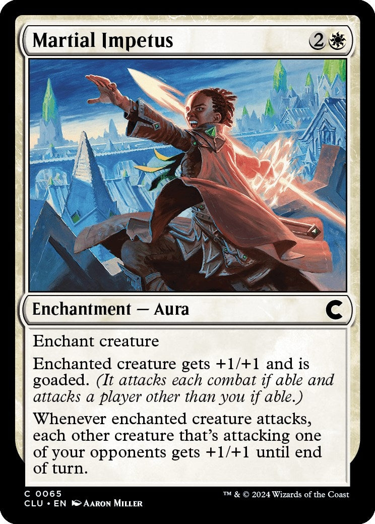 Image for Martial Impetus (65) (Ravnica: Clue Edition) - Magic: The Gathering