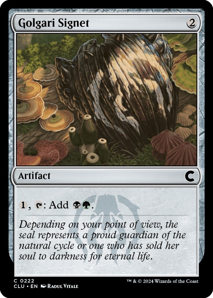 Image for Golgari Signet (222) (Ravnica: Clue Edition) - Magic: The Gathering