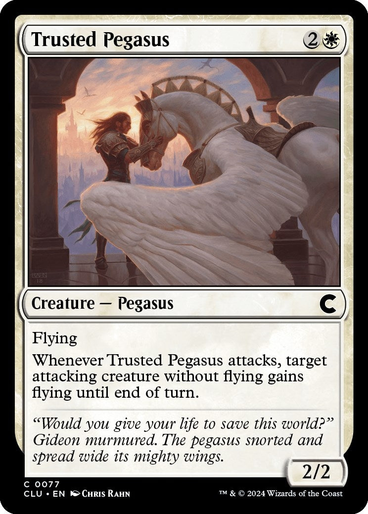 Image for Trusted Pegasus (77) (Ravnica: Clue Edition) - Magic: The Gathering