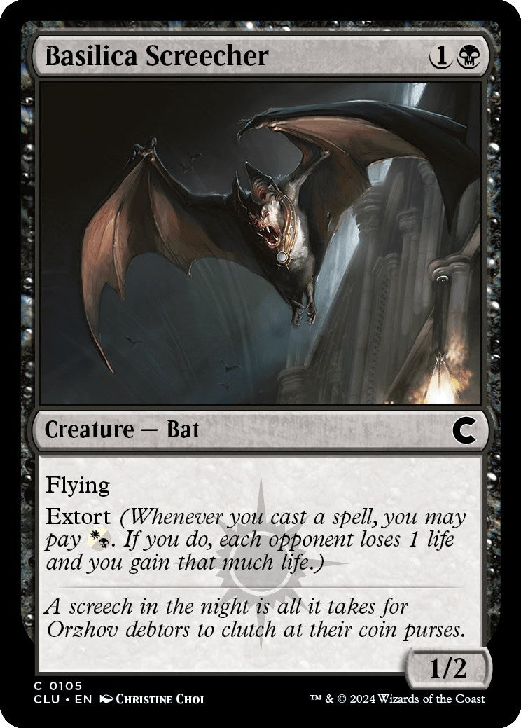 Image for Basilica Screecher (105) (Ravnica: Clue Edition) - Magic: The Gathering