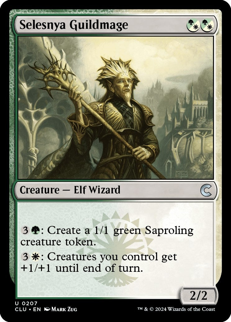 Image for Selesnya Guildmage (207) (Ravnica: Clue Edition) - Magic: The Gathering
