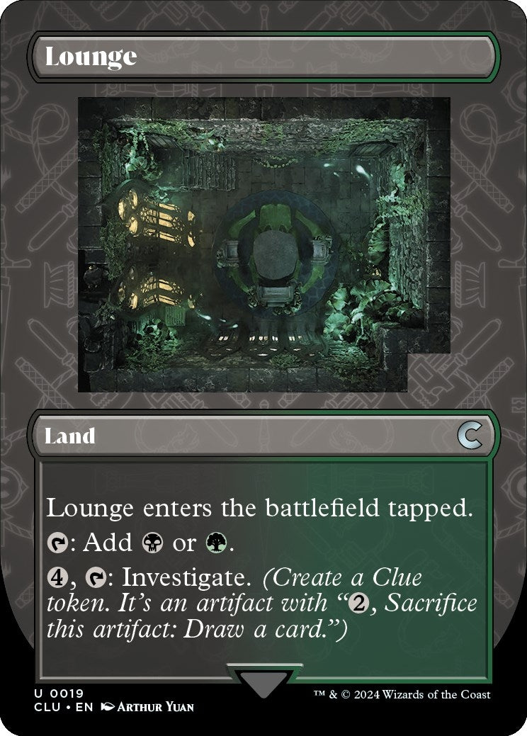 Image for Lounge (Borderless) (19) (Ravnica: Clue Edition) - Magic: The Gathering