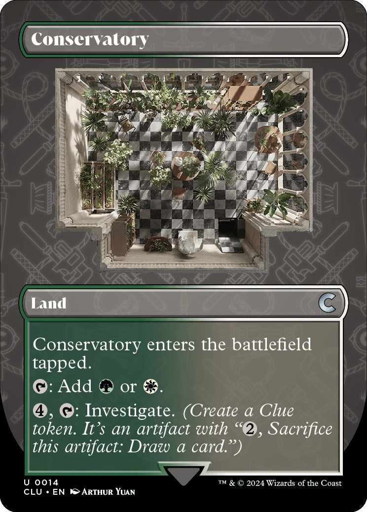 Image for Conservatory (Borderless) (14) (Ravnica: Clue Edition) - Magic: The Gathering