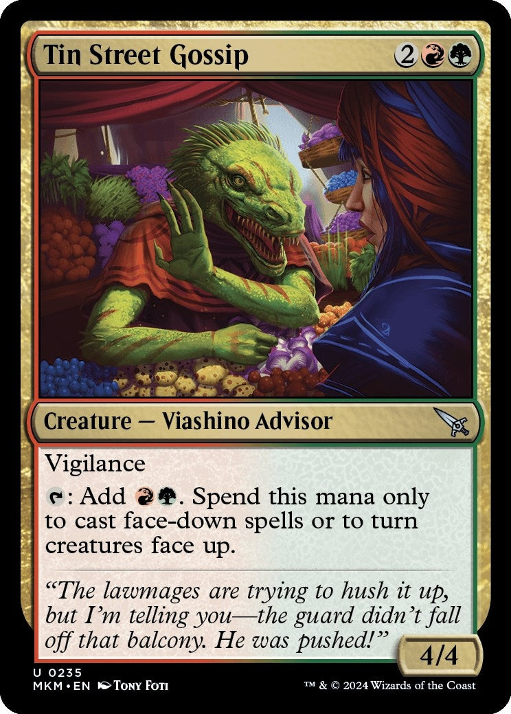 Image for Tin Street Gossip (235) (Murders at Karlov Manor) - Magic: The Gathering