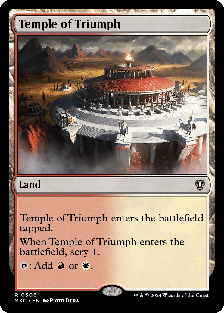 Image for Temple of Triumph (306) (Commander: Murders at Karlov Manor) - Magic: The Gathering