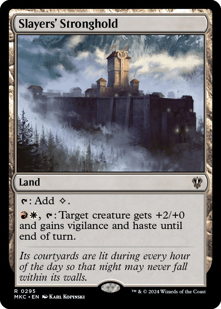 Image for Slayers' Stronghold (295) (Commander: Murders at Karlov Manor) - Magic: The Gathering
