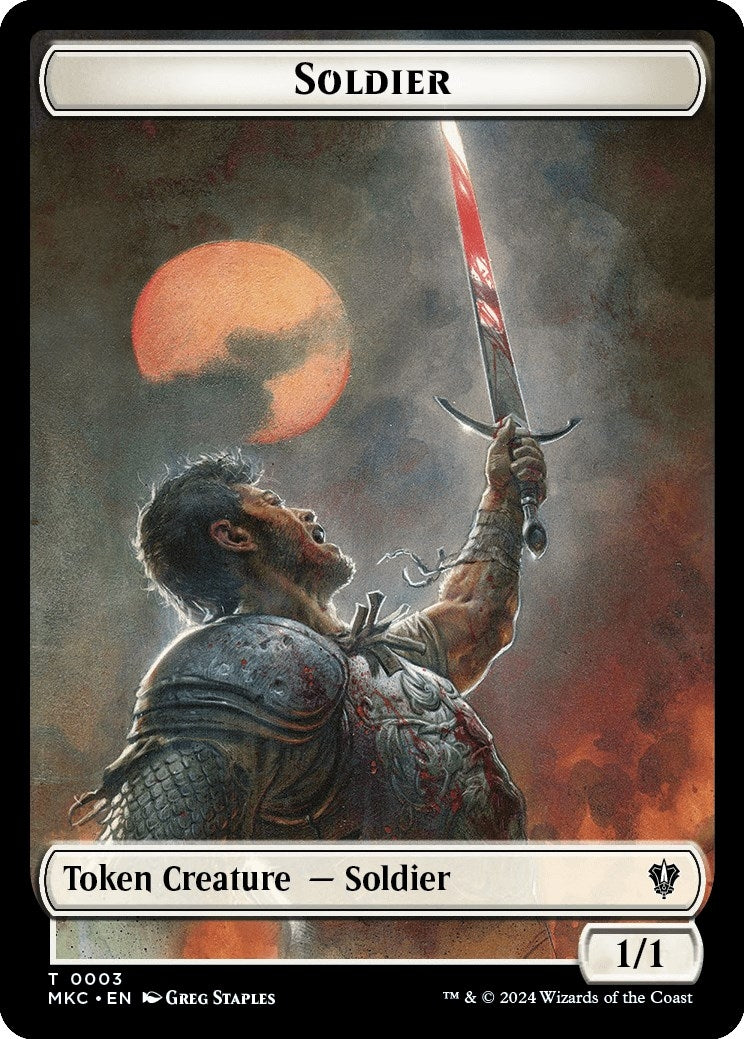 Image for Soldier // Kobolds of Kher Keep Double-Sided Token (3 // 12) (Commander: Murders at Karlov Manor) - Magic: The Gathering