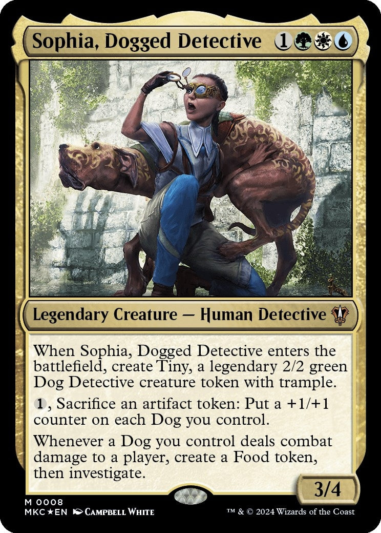 Image for Sophia, Dogged Detective (8) (Commander: Murders at Karlov Manor) - Magic: The Gathering