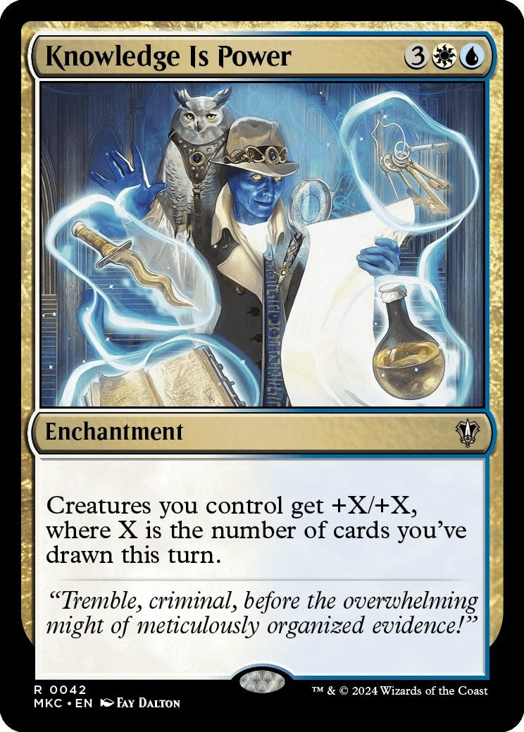 Image for Knowledge is Power (42) (Commander: Murders at Karlov Manor) - Magic: The Gathering