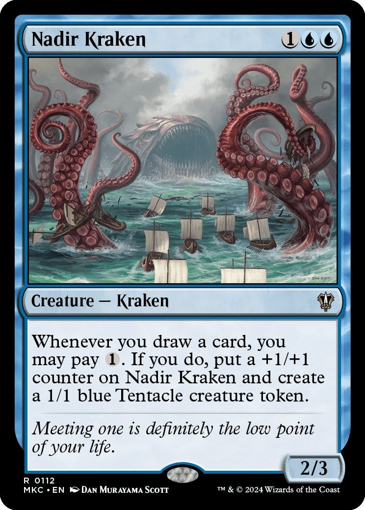 Image for Nadir Kraken (112) (Commander: Murders at Karlov Manor) - Magic: The Gathering