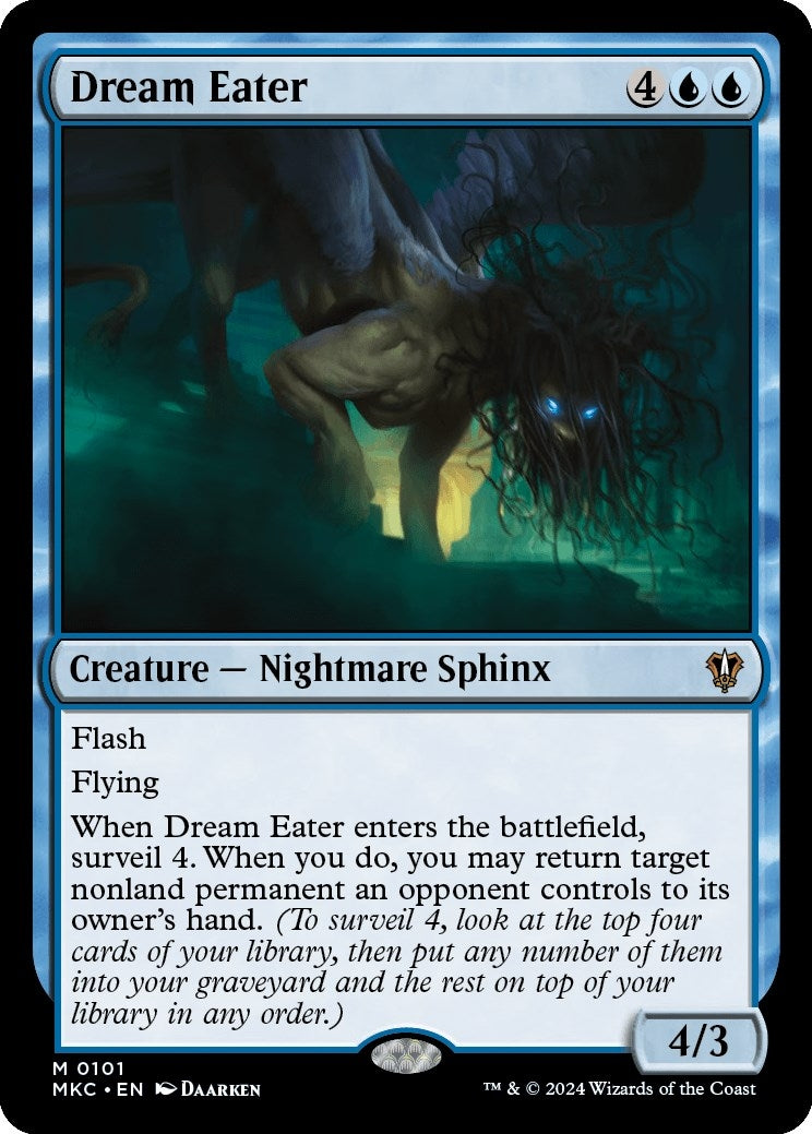 Image for Dream Eater (101) (Commander: Murders at Karlov Manor) - Magic: The Gathering