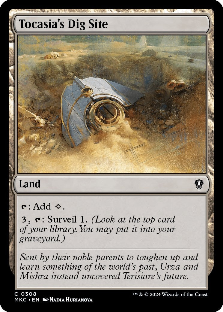 Image for Tocasia's Dig Site (308) (Commander: Murders at Karlov Manor) - Magic: The Gathering