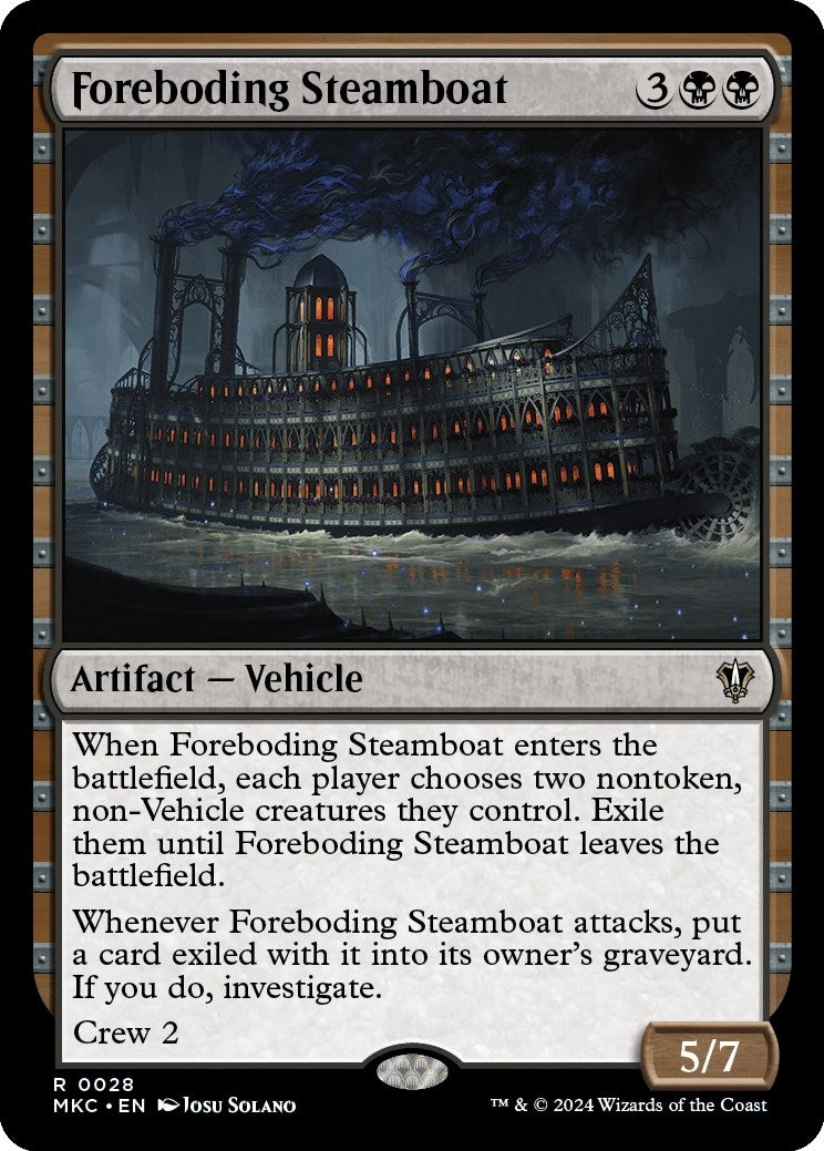 Image for Foreboding Steamboat (28) (Commander: Murders at Karlov Manor) - Magic: The Gathering