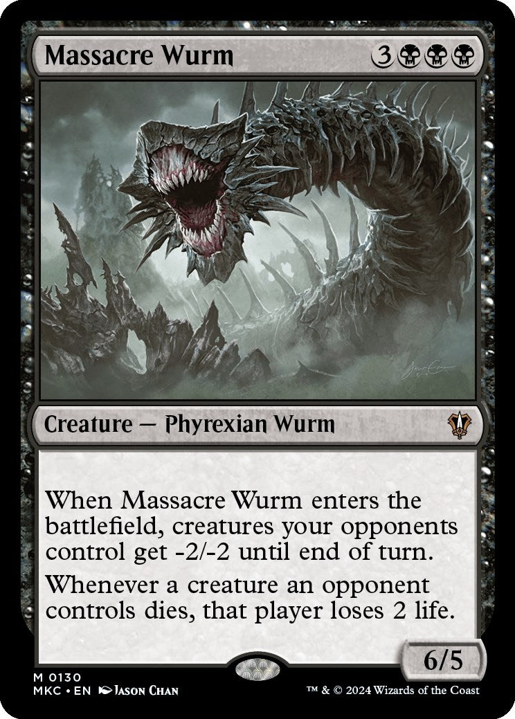 Image for Massacre Wurm (130) (Commander: Murders at Karlov Manor) - Magic: The Gathering